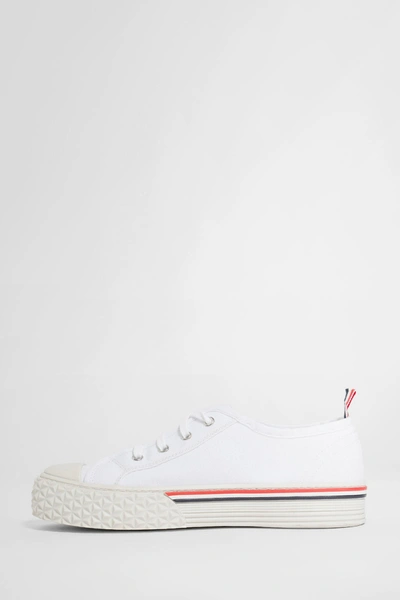 Shop Thom Browne Woman White Sneakers