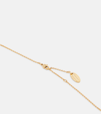 Vivienne Westwood Pina Crystal-embellished Necklace In Gold