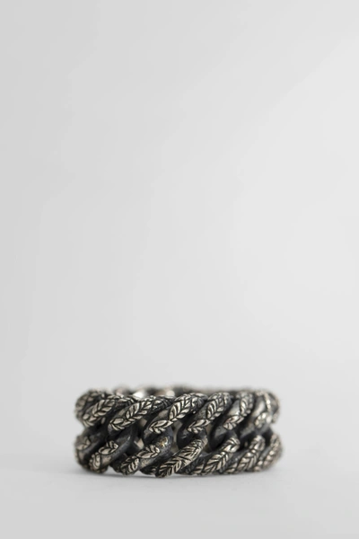 Shop Ugo Cacciatori Unisex Silver Rings