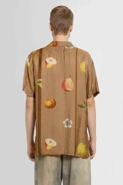 Shop Uma Wang Man Beige Shirts