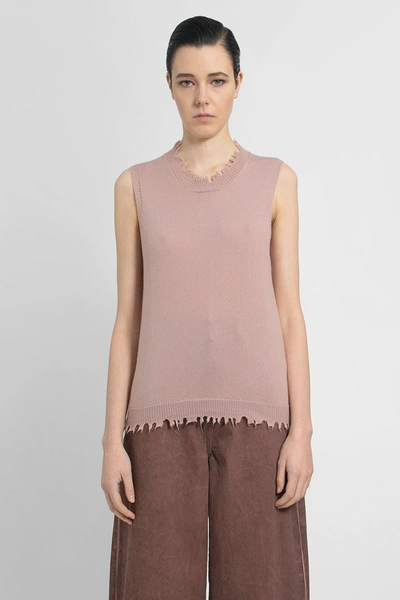 Shop Uma Wang Woman Pink Knitwear