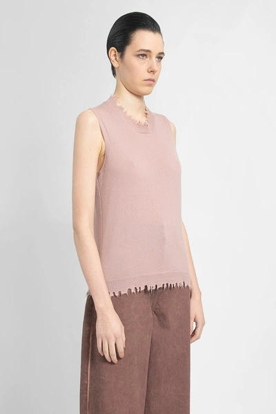 Shop Uma Wang Woman Pink Knitwear