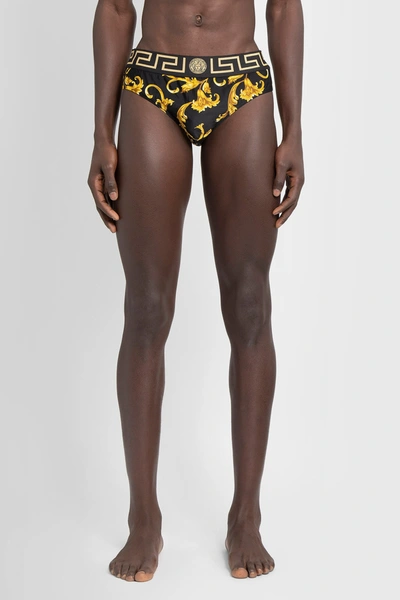 Shop Versace Man Multicolor Swimwear