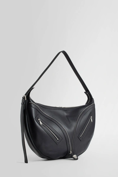 Shop Versace Unisex Black Shoulder Bags