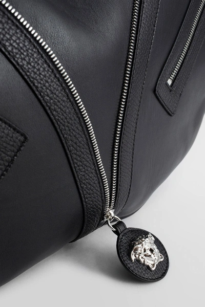 Shop Versace Unisex Black Shoulder Bags