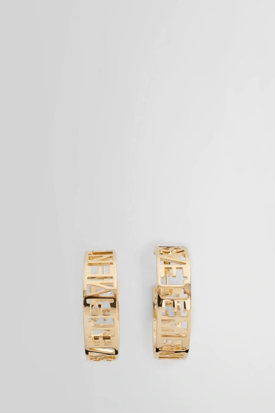 Shop Vetements Woman Gold Earrings