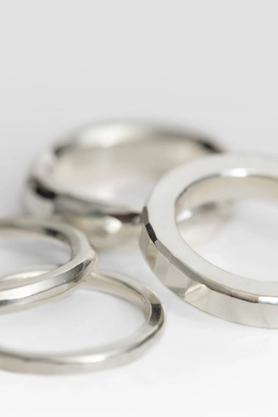 Shop Werkstatt:münchen Unisex Silver Rings