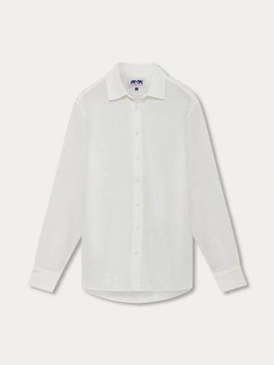 Shop Love Brand & Co. Men's White Galliot Cotton Waffle Shirt