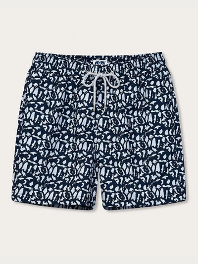 Shop Love Brand & Co. Men's Island Camo Staniel Swim Shorts