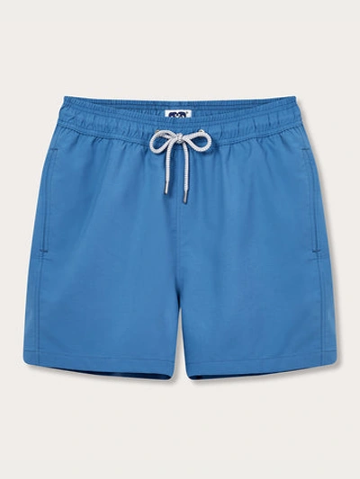 Shop Love Brand & Co. Men's French Blue Staniel Swim Shorts