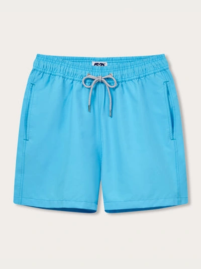 Shop Love Brand & Co. Men's Bahamas Blue Staniel Swim Shorts