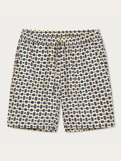 Shop Love Brand & Co. Men's Eye Of The Tiger Joulter Linen Shorts
