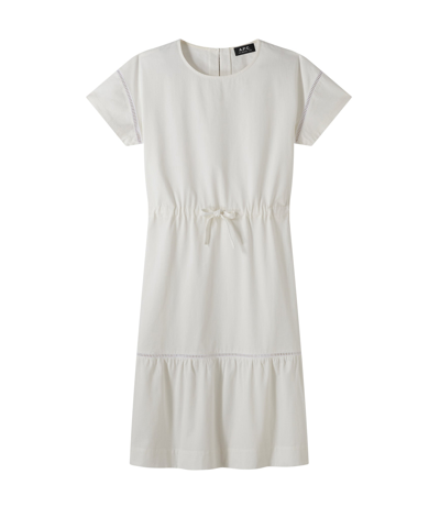 Shop Apc Ida Dress In Aac - Off-white