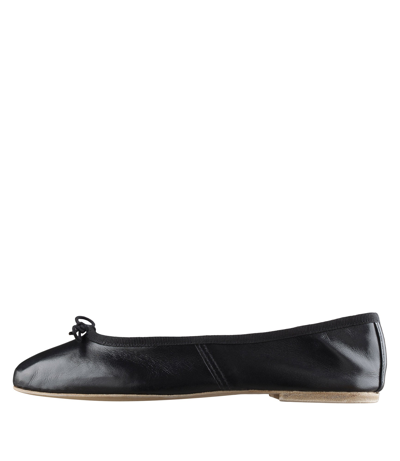 Apc Porselli Ballet Flats In Lzz - Black