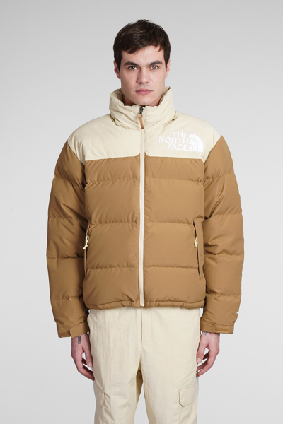 Shop The North Face Puffer In Brown Polyamide