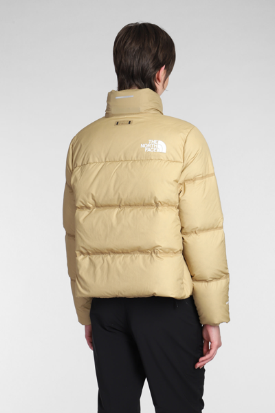 Shop The North Face Puffer In Khaki Polyamide