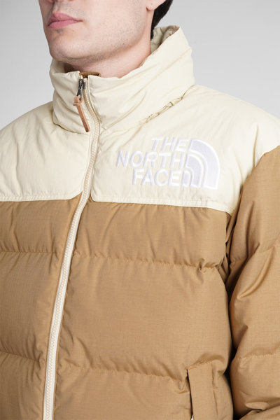 Shop The North Face Puffer In Brown Polyamide