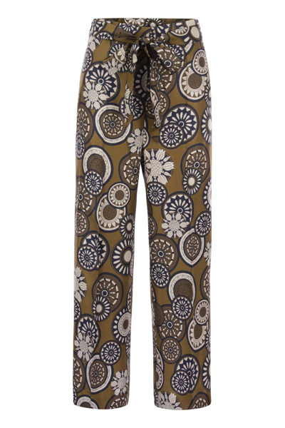Shop 's Max Mara Timeb - Silk Trousers In Ochre