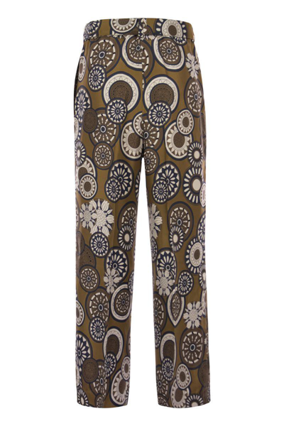 Shop 's Max Mara Timeb - Silk Trousers In Ochre