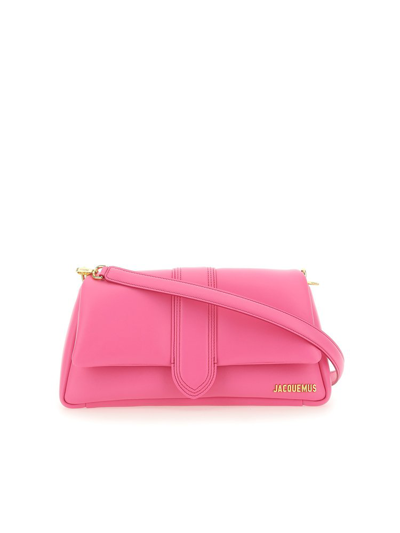 Shop Jacquemus Le Bambimou Shoulder Bag In Pink