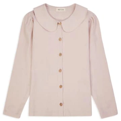 Shop Percy Langley Linen Blouse In Primrose By Má + Lin