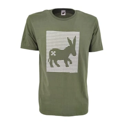 Shop Sensa Cunisiun T-shirt Pattern Logo Uomo Military Green