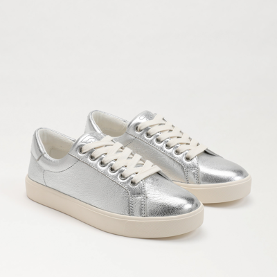 Shop Sam Edelman Ethyl Lace Up Sneaker Soft Silver