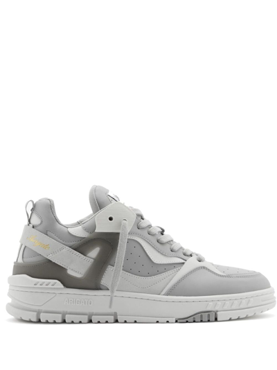 Shop Axel Arigato Astro Panelled Leather Sneakers In Grey