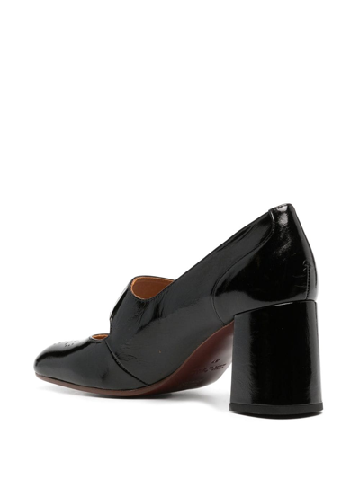 Shop Chie Mihara Paypau 60mm Leather Pumps In Black