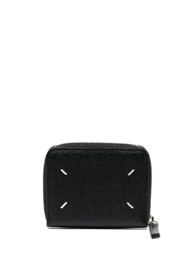 Maison Margiela Black Four Stitches Wallet | ModeSens