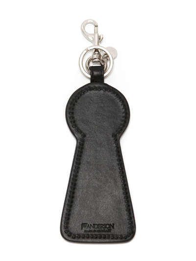 Shop Jw Anderson Photograph-print Leather Keyring In Black