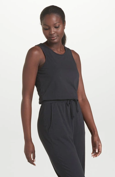Shop Lole Luisa Tank Jumpsuit In N415 - Black Beauty