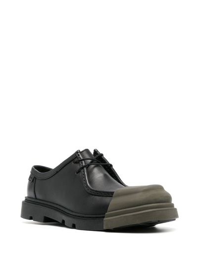 Shop Camper Junction Leather Loafers In Black