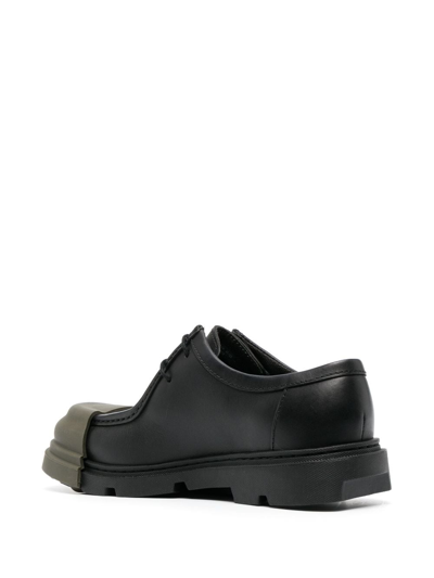 Shop Camper Junction Leather Loafers In Black