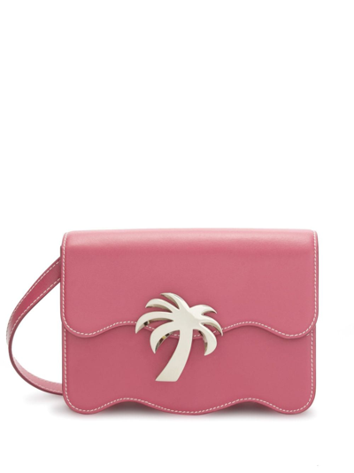 Shop Palm Angels Palm Beach Crossbody Bag In Pink