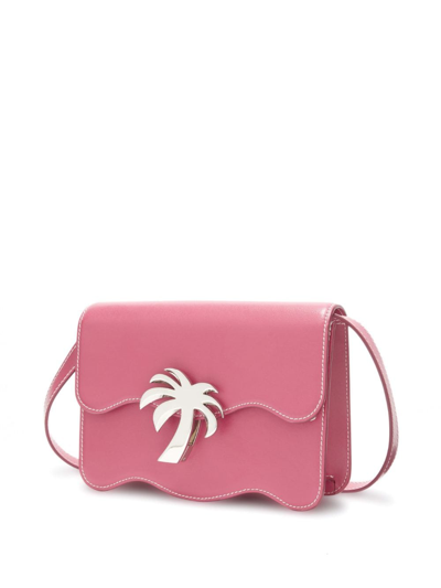 Shop Palm Angels Palm Beach Crossbody Bag In Pink