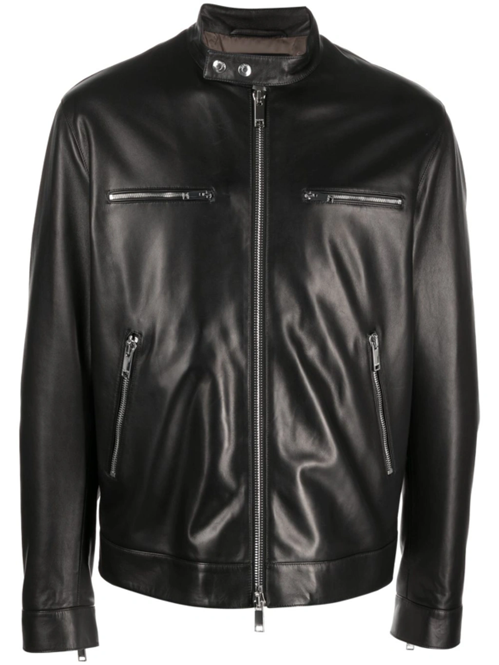 Valentino Leather Jacket In Black | ModeSens Valentino Leather Jacket In Black | ModeSens