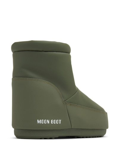 Shop Moon Boot Icon Low Snow Boots In Green