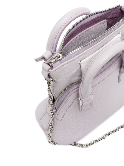 Shop Maison Margiela 5ac Classique Baby Shoulder Bag In Purple