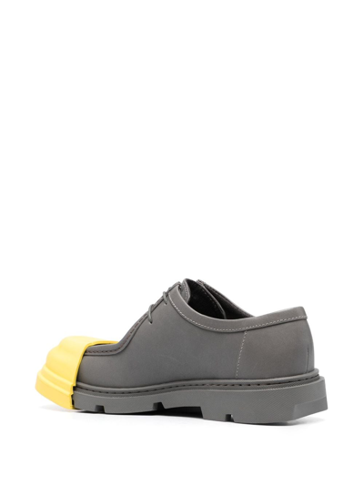 Camper Junction Lace-up Loafers In Grey