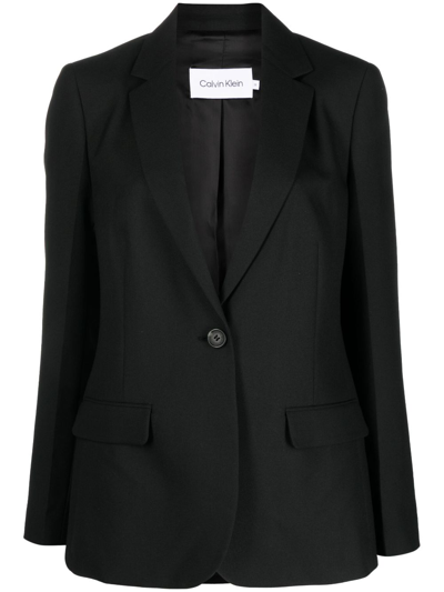 SINGLE-BREASTED TAILORED BLAZER