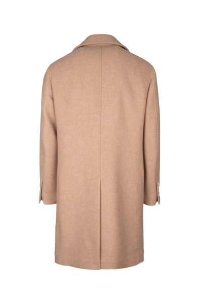 Shop Brunello Cucinelli Coats In Camelchiarosabbia