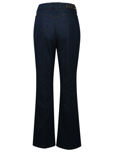 Shop Patou Blue Cotton Jeans