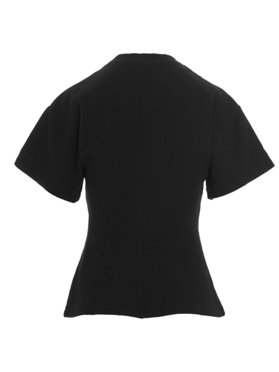 Shop Proenza Schouler Cotton T-shirt In Black