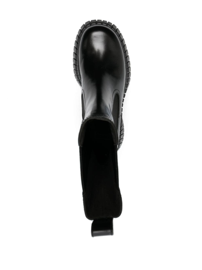 Shop Camper Bcn Elasticated-panel Ankle Boots In Black