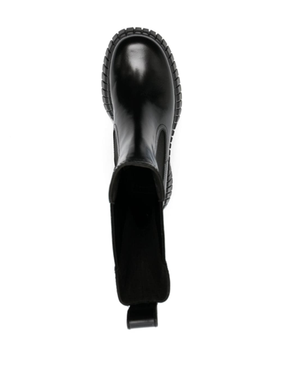 Camper Bcn Elasticated-panel Ankle Boots In Black