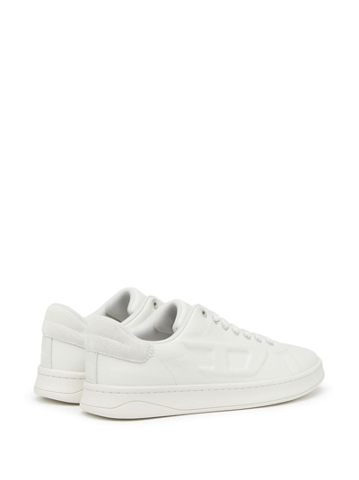 Shop Diesel S-athene Low Sneakers In White