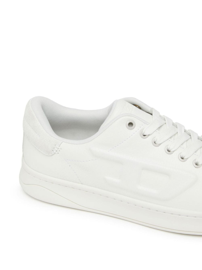 Shop Diesel S-athene Low Sneakers In White