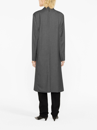 Remain Birger Christensen Ugne Light Wool Blend Relaxed Coat In Grey