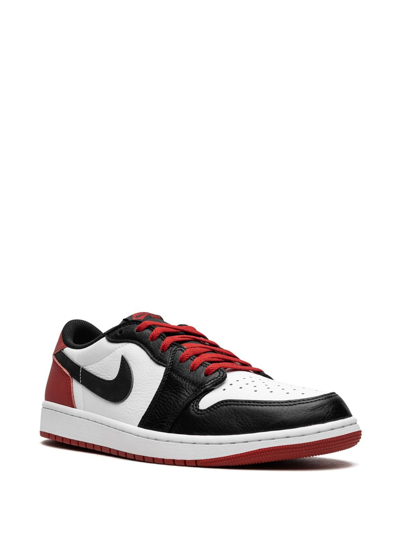 Shop Jordan Air  1 Low Og "black Toe" Sneakers In White